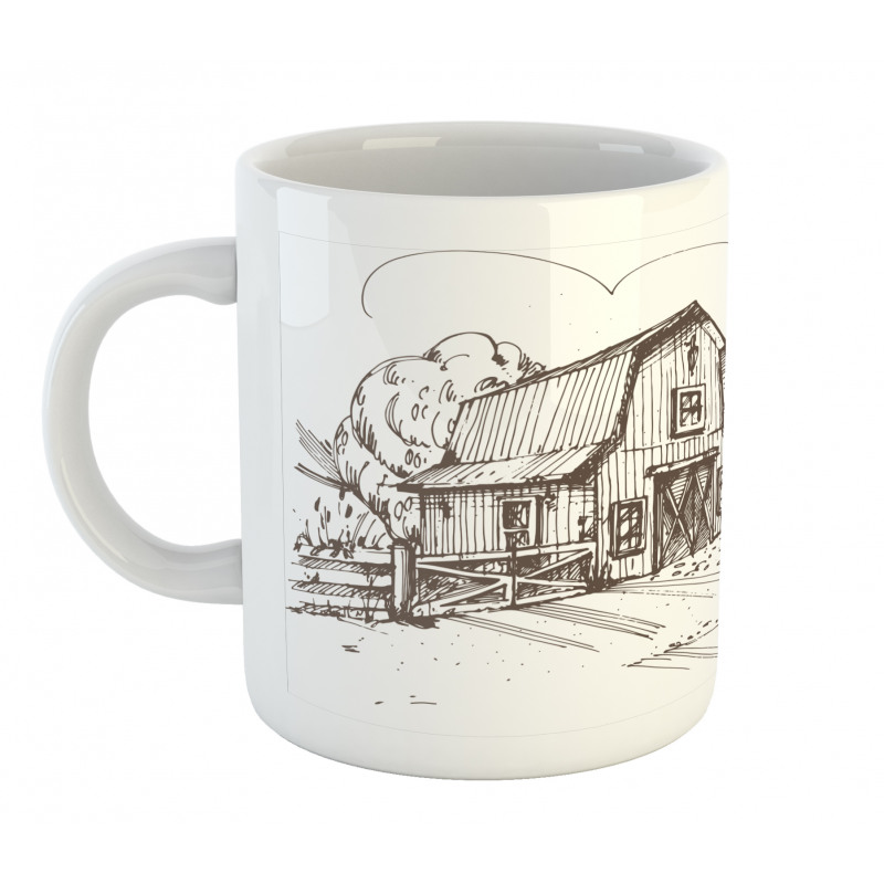 Rustic Farmhouse Barn Mug