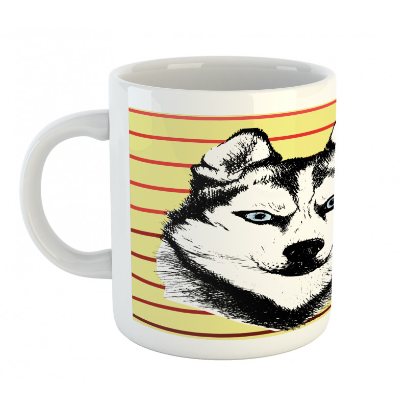 Husky Portrait Mug