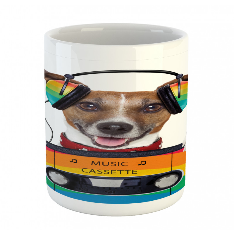 Dog Headphones Mug