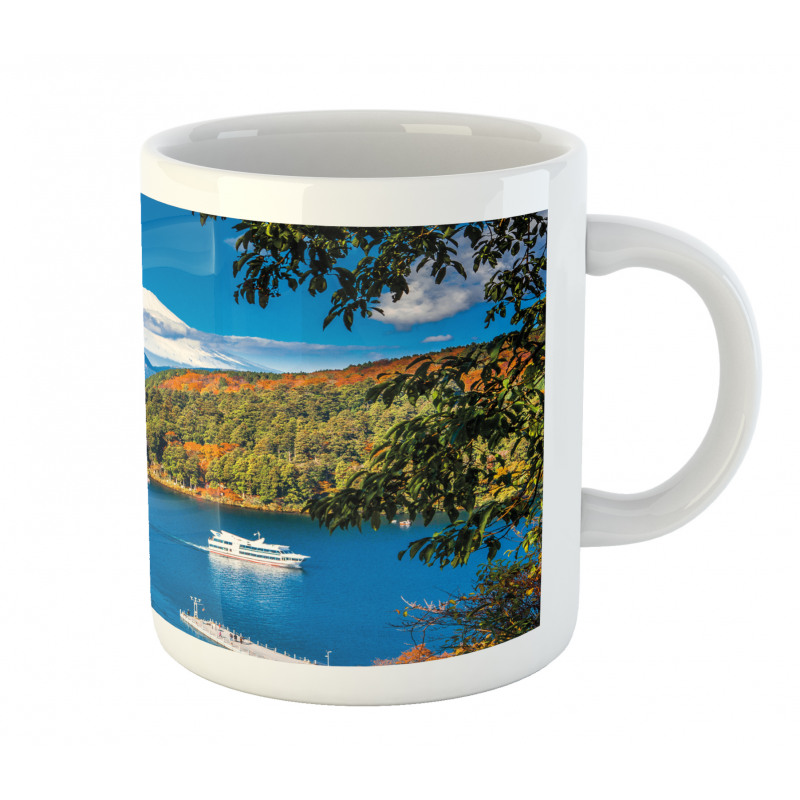 Lake Ashi in Japan Mug