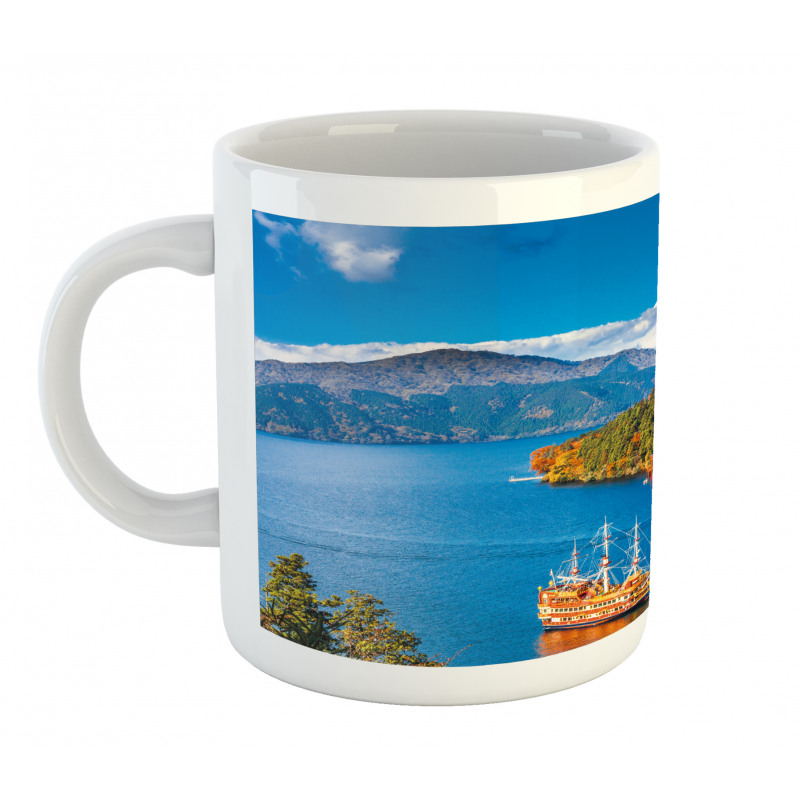 Lake Ashi in Japan Mug