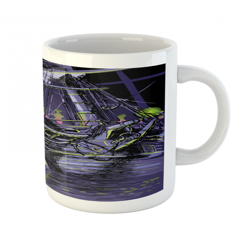 Ghost Vessel Island Mug