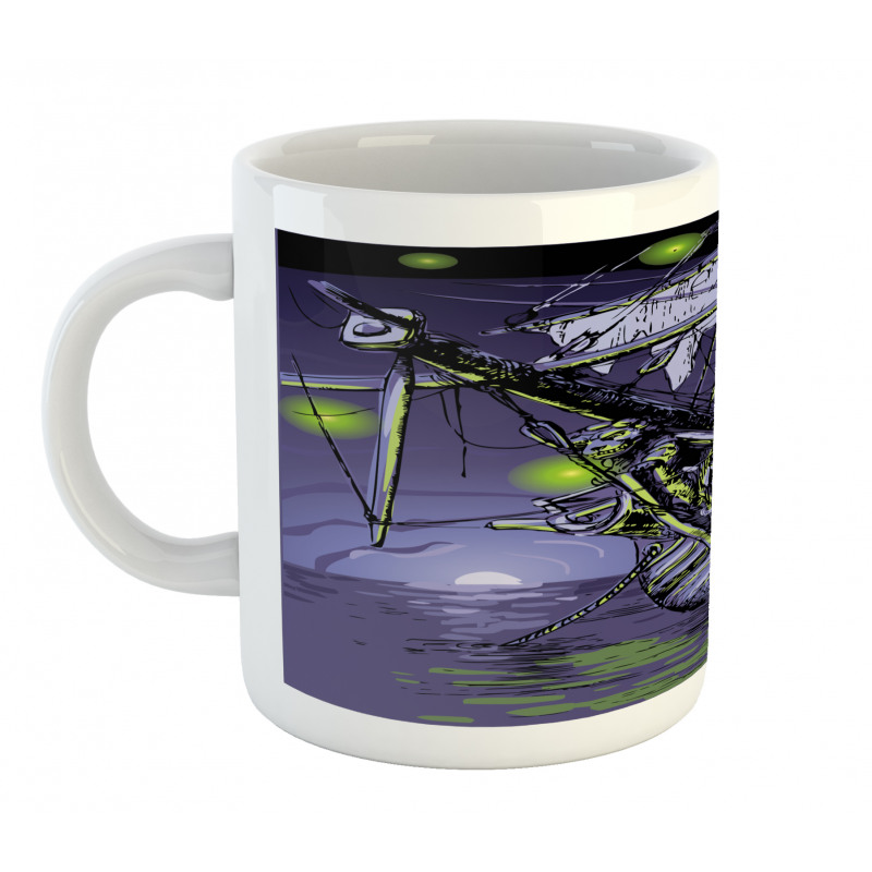 Ghost Vessel Island Mug