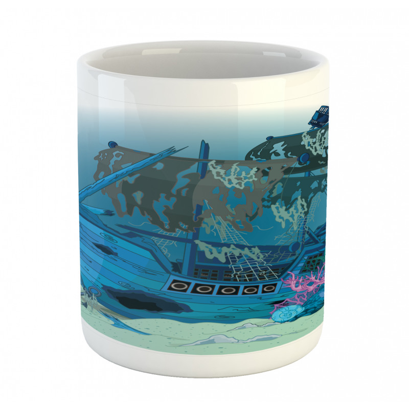 Underwater Antique Mug