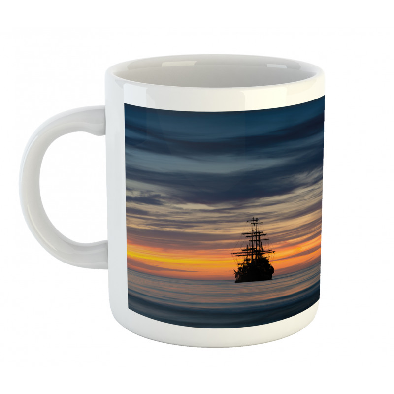 Old Sailboat Marine Mug