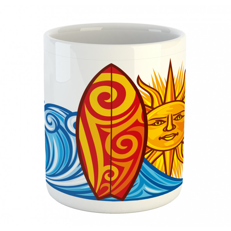 Ocean Wave Sun Mug