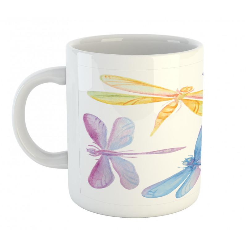 Watercolor Winged Bug Mug