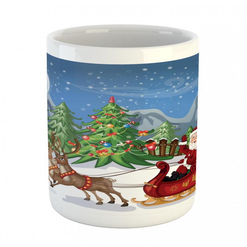 Snowdrift Reindeers Mug