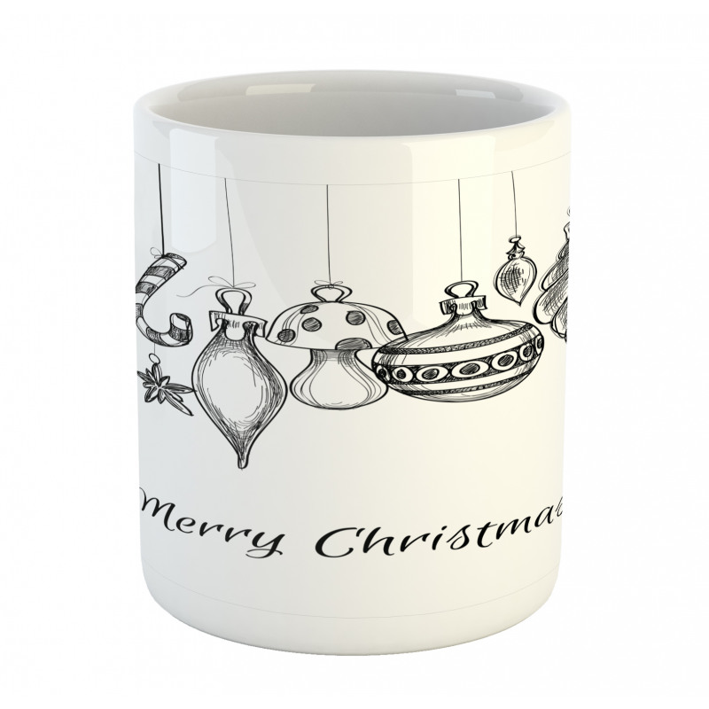 Sketchy Ornaments Mug