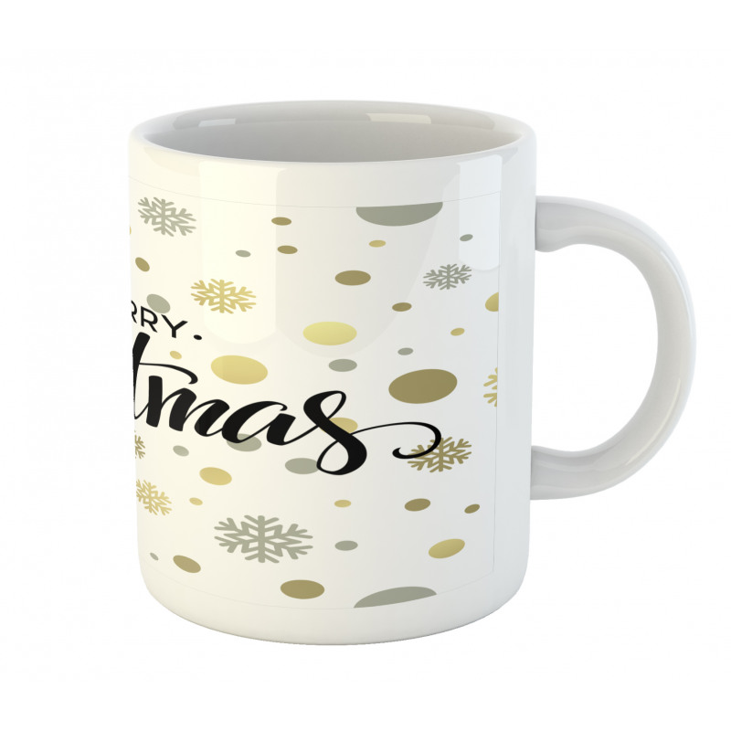 Merry Xmas Snowflake Mug