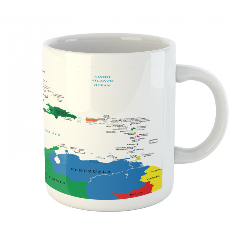 Central America Islands Mug