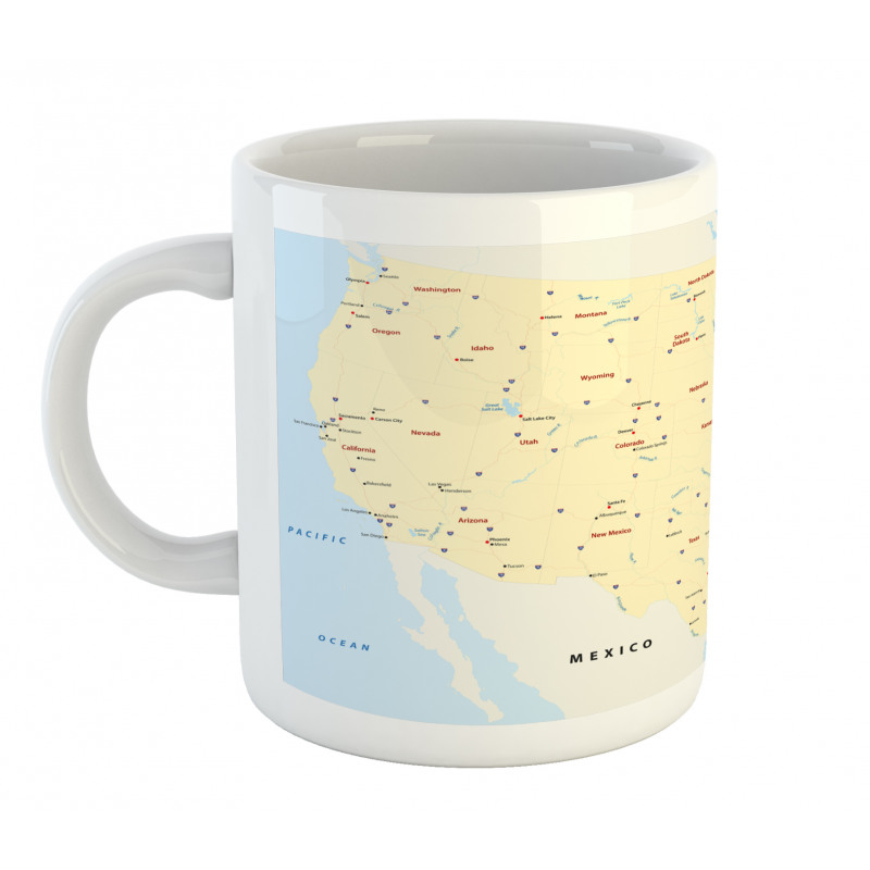 America Cities Interstate Mug