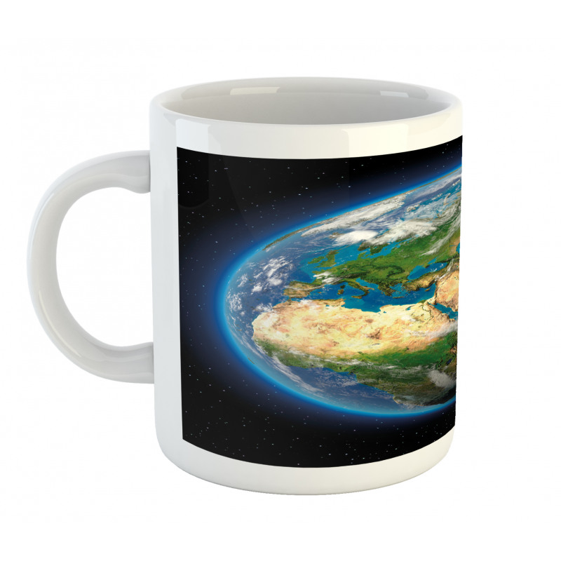 Vivid Blue Seas Greenery Mug