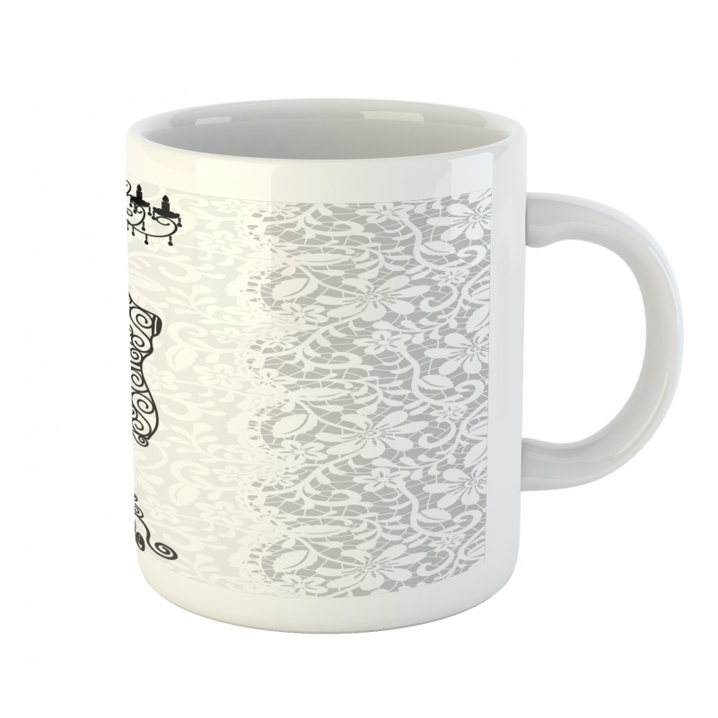 Monochrome Design Swirl Mug