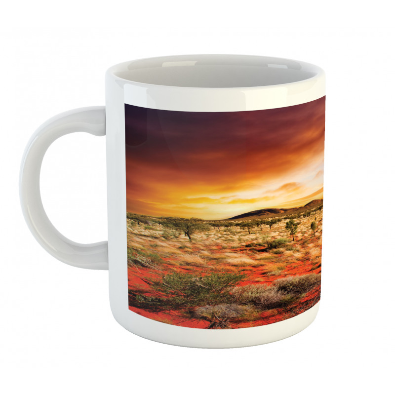 Sunset Central Australia Mug