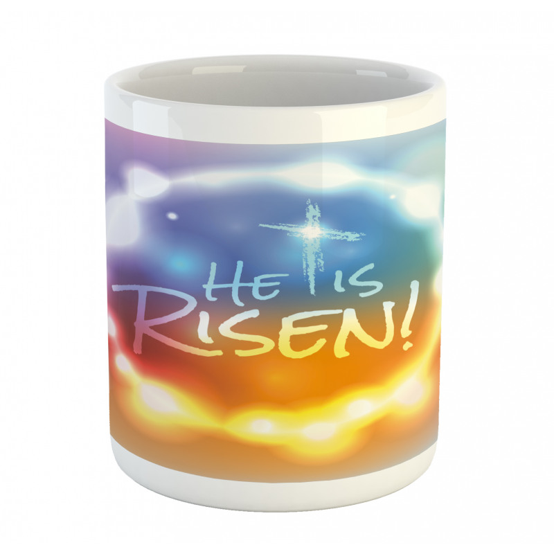 He Has Risen Abstract Mug