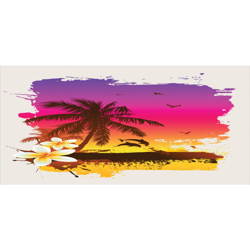 Tropical Beach Sunset Mug