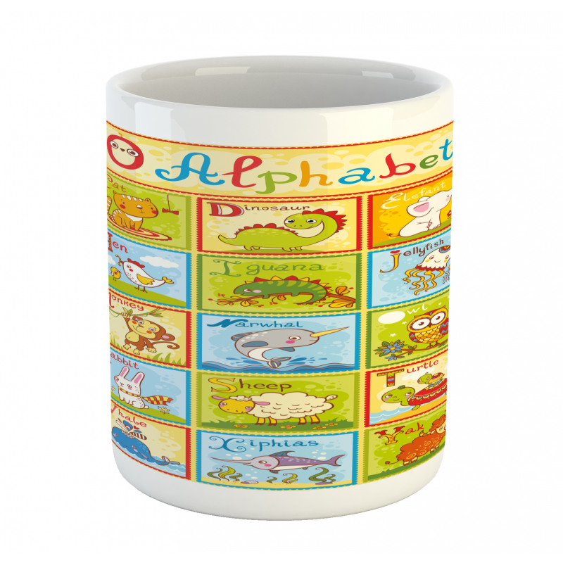 Zoo Alphabet Style Mug