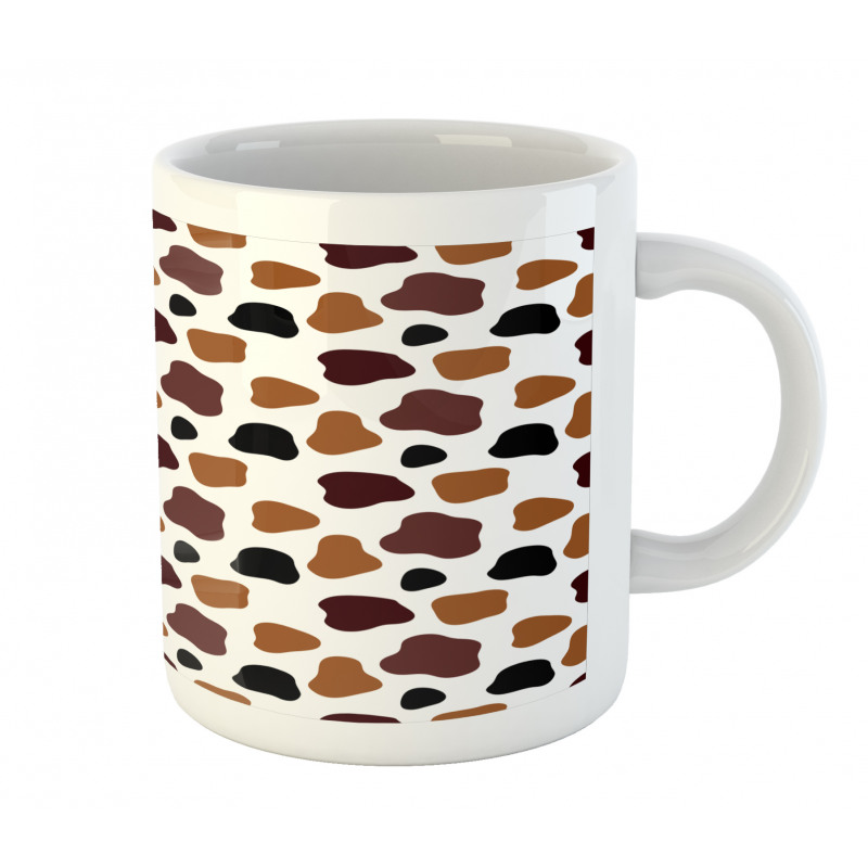 Abstract Cow Hide Mug