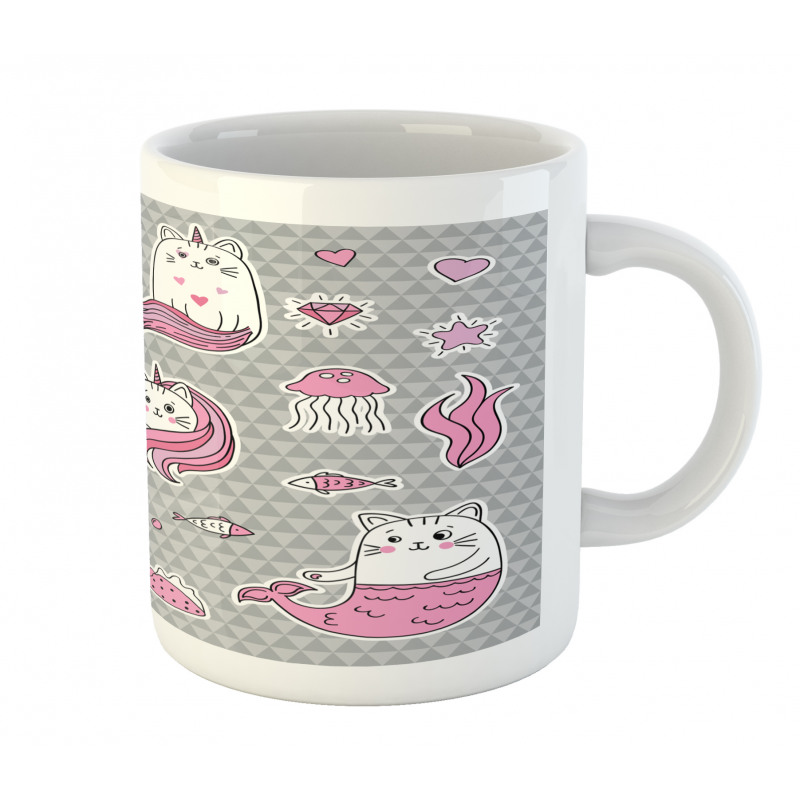 Mermaid Cat Mug