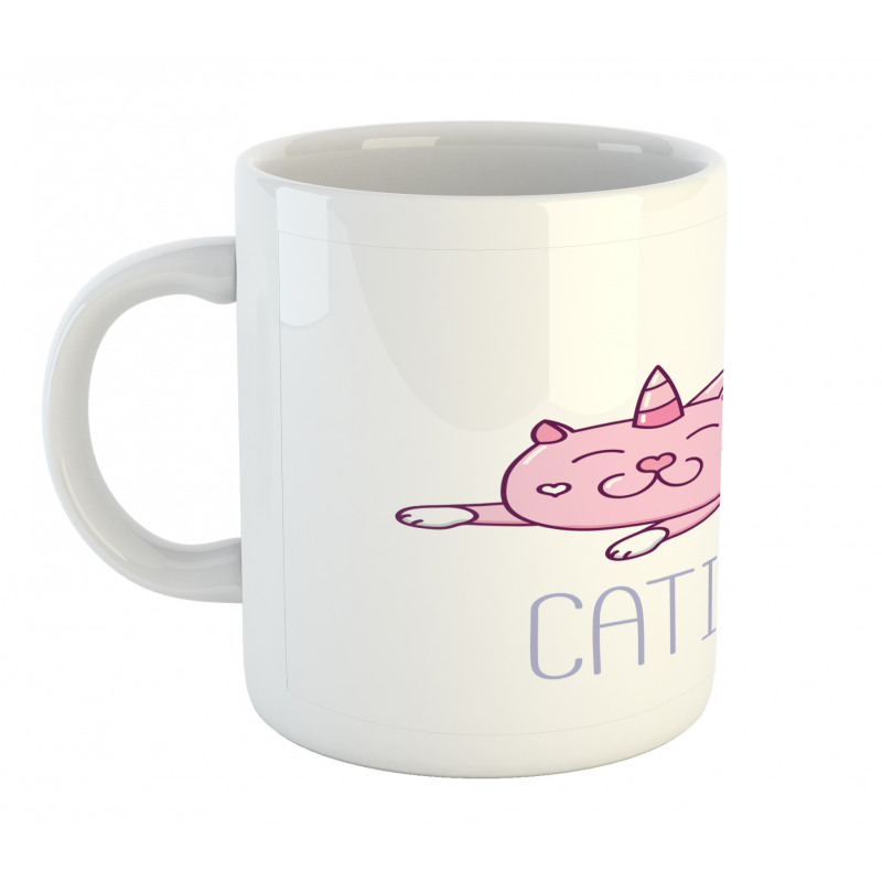 Pink Funny Mascot Mug