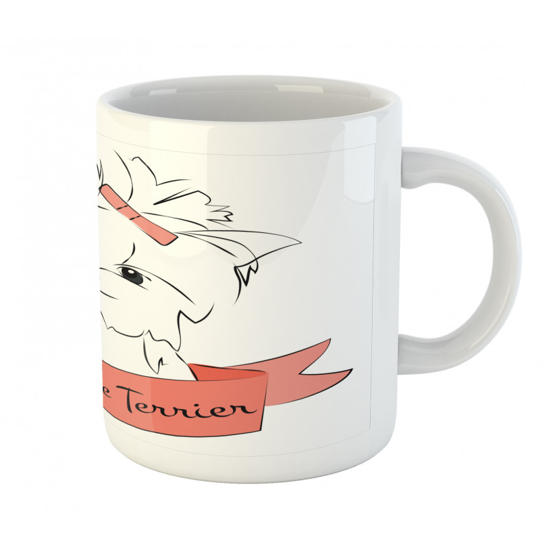 Puppy Hair Buckle Mug