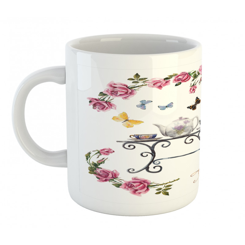 Terrier in Pink Dress Mug