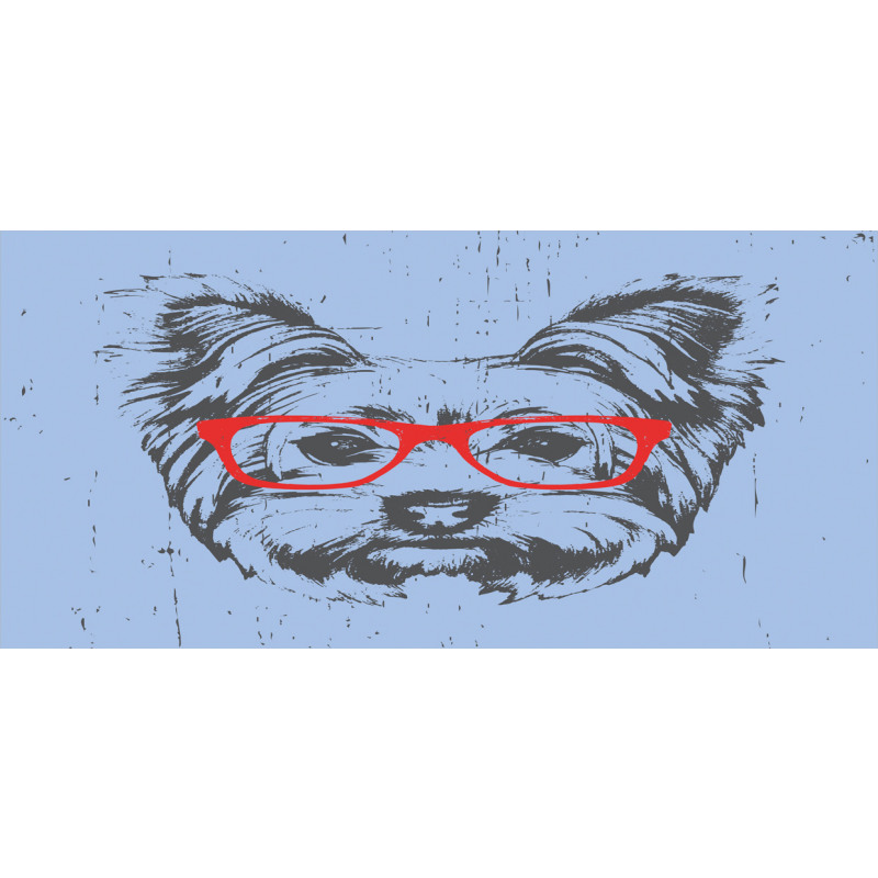 Fun Portrait Red Glasses Mug