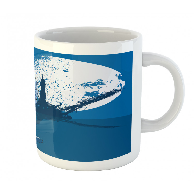 Walking on the Moon Mug