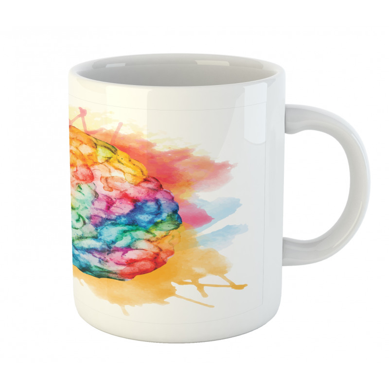 Colorful Human Brain Mug