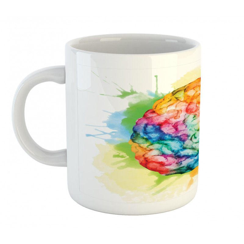 Colorful Human Brain Mug