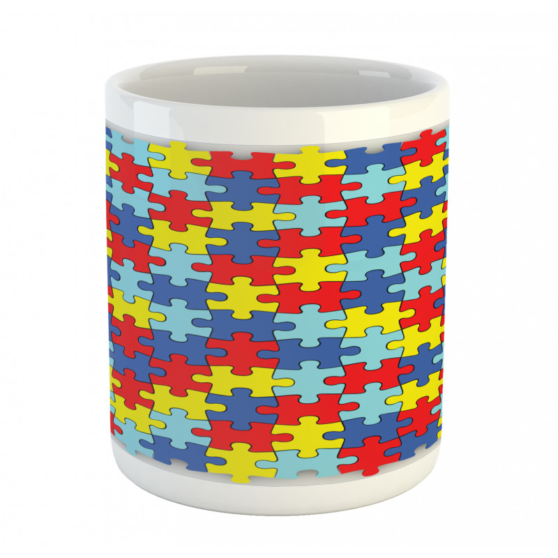 Colorful Puzzle Pieces Mug