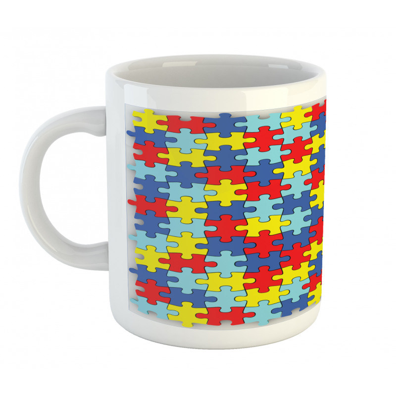 Colorful Puzzle Pieces Mug