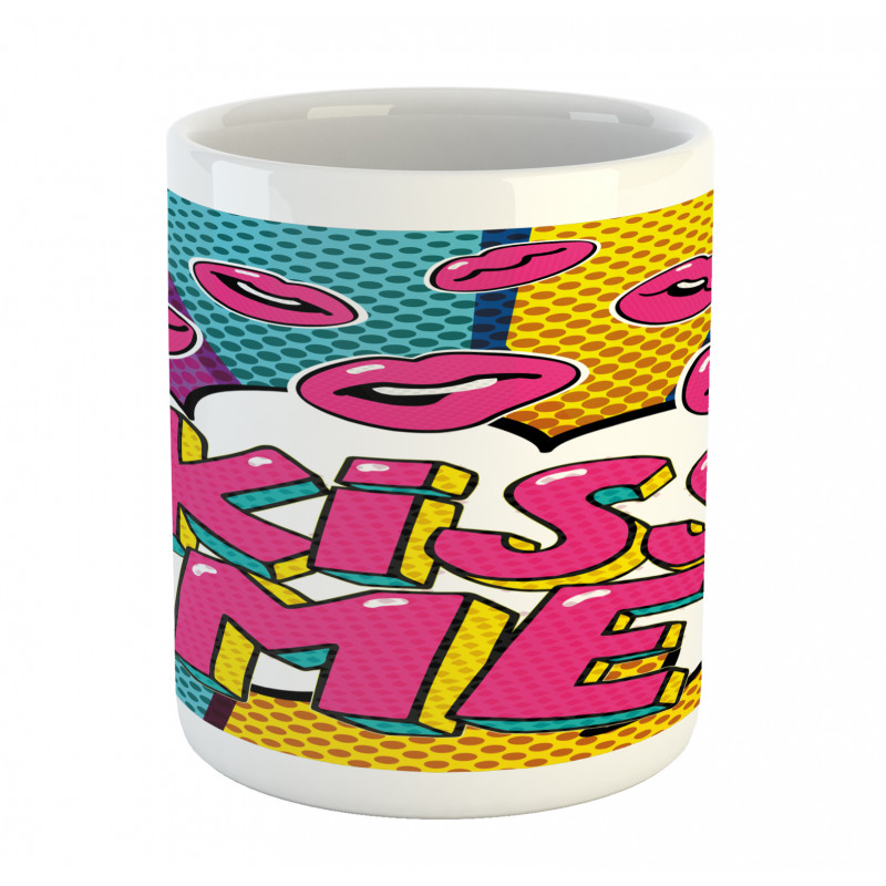 Word Bubble Pop Art Style Mug