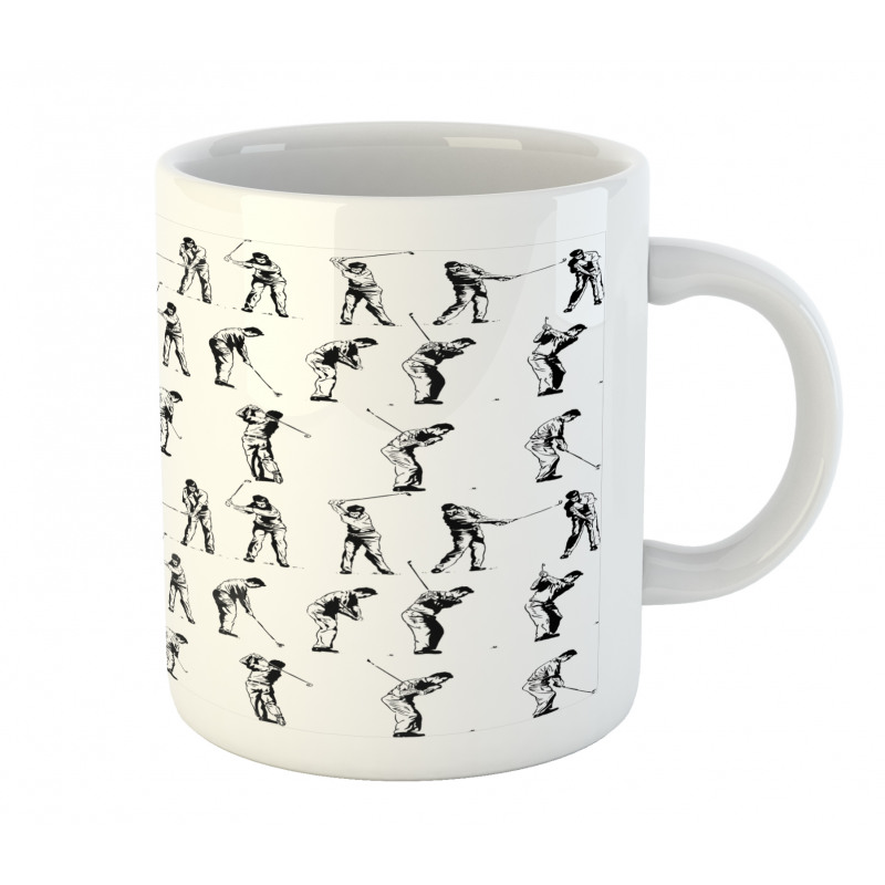 Golf Swing Hobby Play Mug