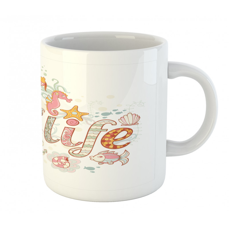 Marine Life Theme Mug