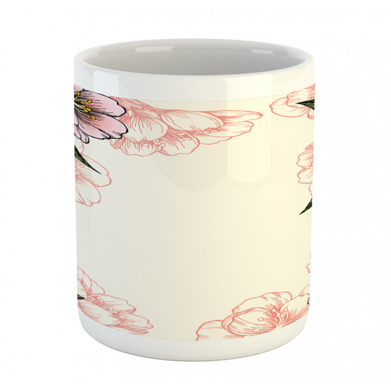 Botanical Spring Flowers Mug