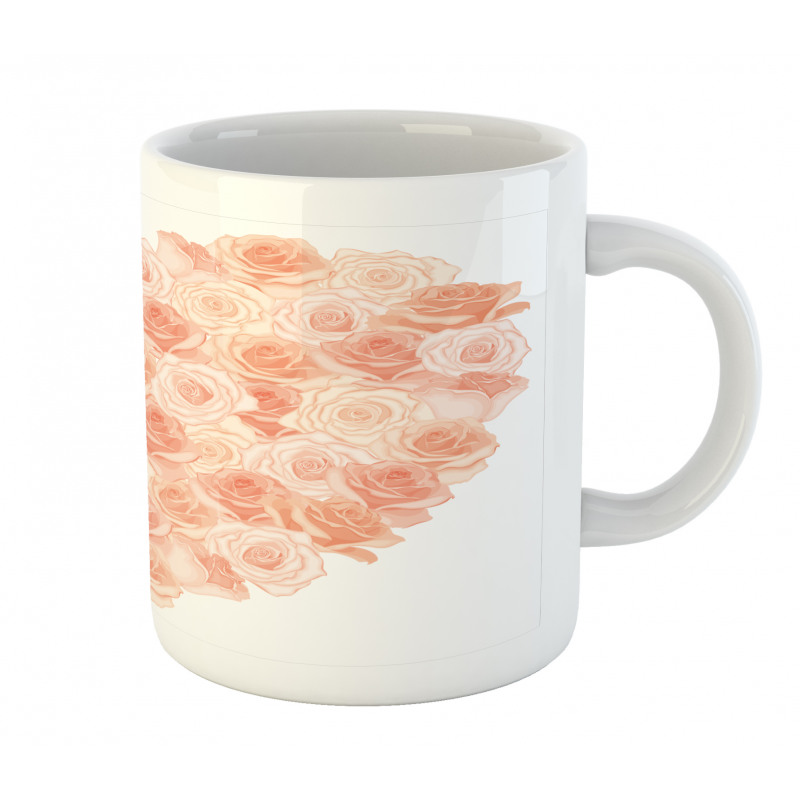 Heart Shaped Blossoms Mug
