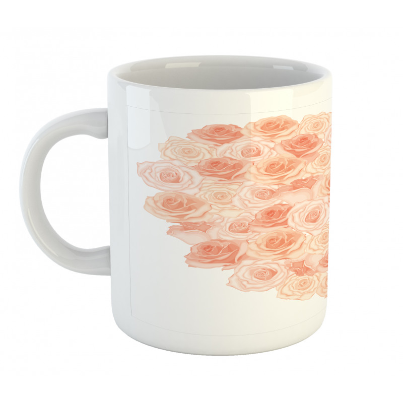 Heart Shaped Blossoms Mug