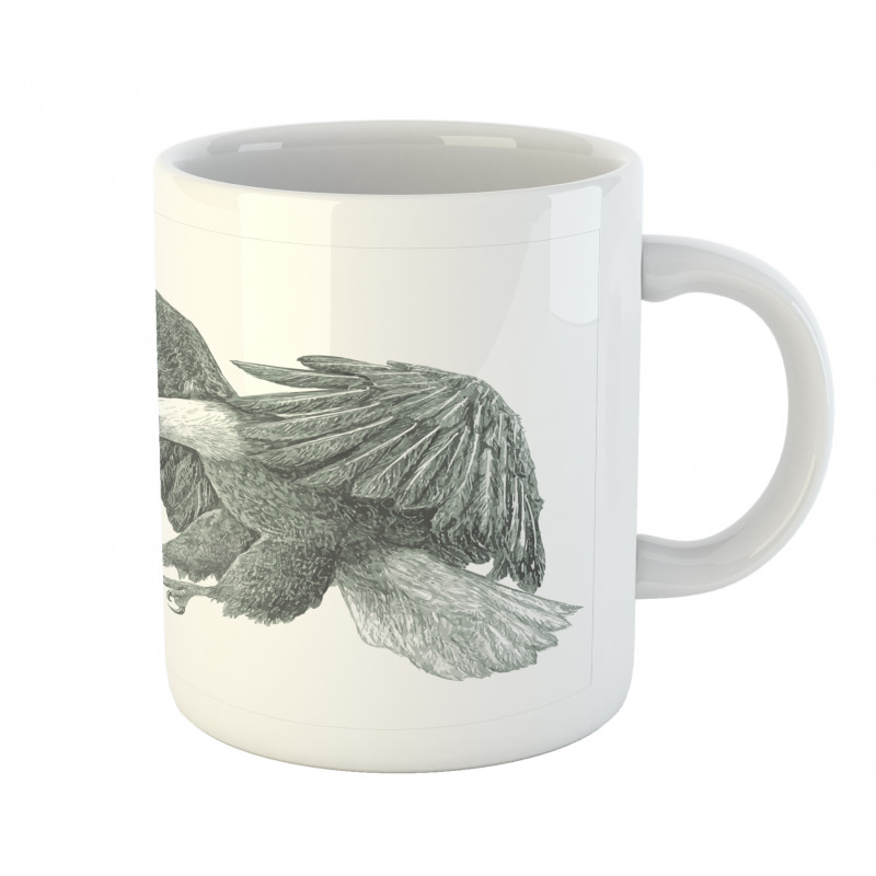 Monochrome Drawing Style Mug