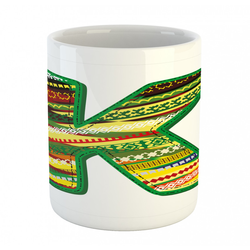 K Green Childish Fun Mug