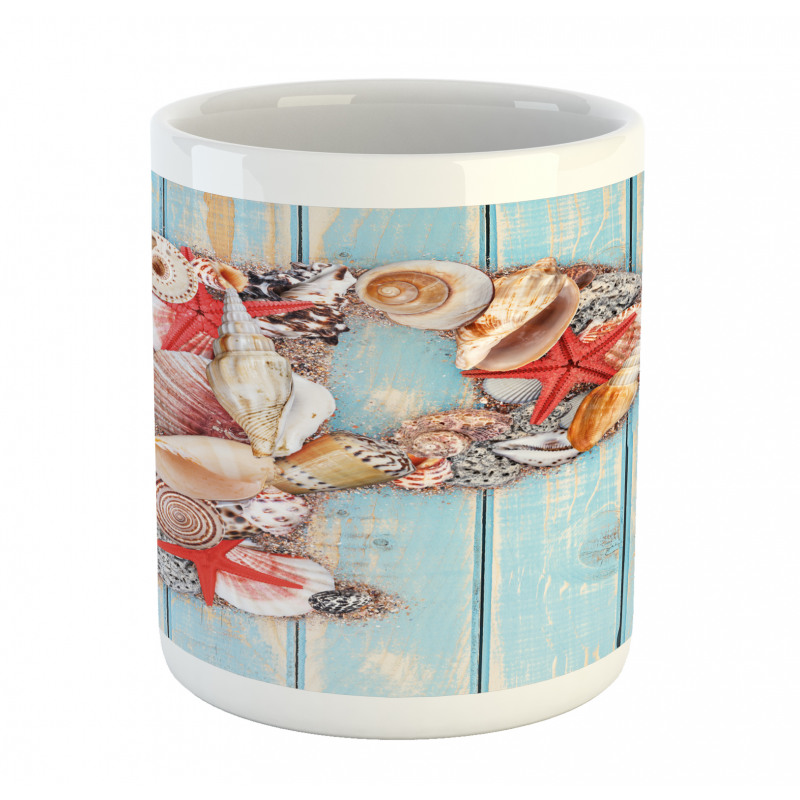 Ocean Elements Letter Mug