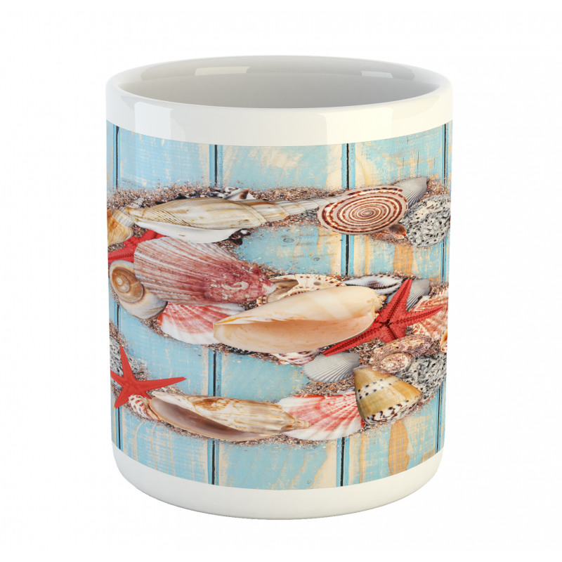 S Seashells Nautical Mug