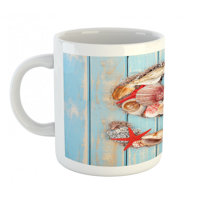 S Seashells Nautical Mug