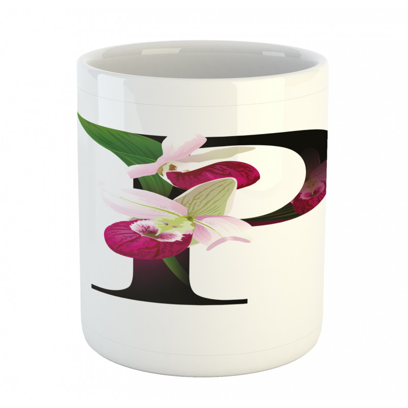 Lady Slipper Flower Mug