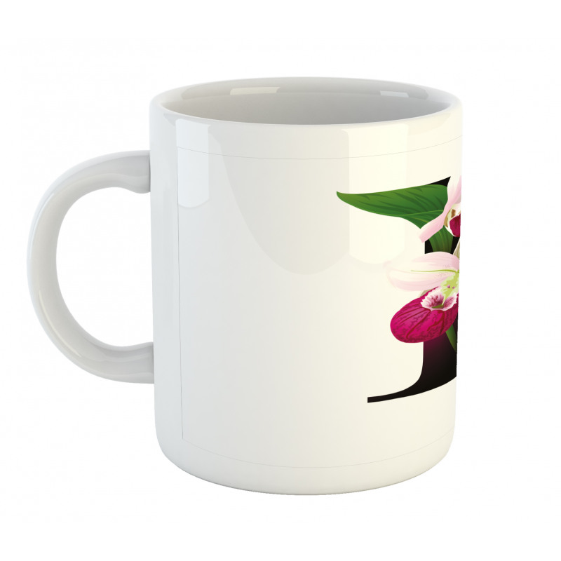 Lady Slipper Flower Mug