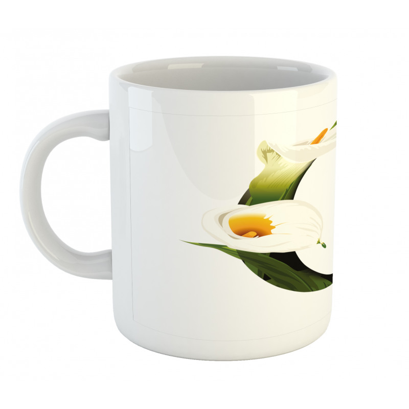 Calla Lilly Flower Mug
