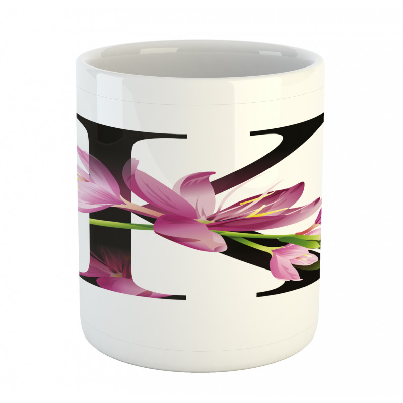 Blooming Kaffir Lily K Mug