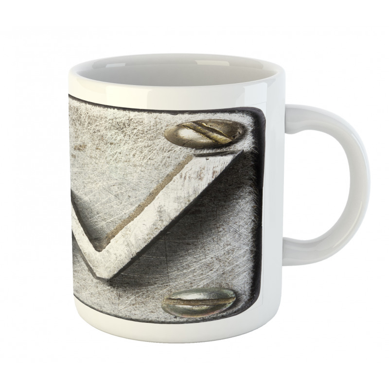 Uppercase W Industrial Mug