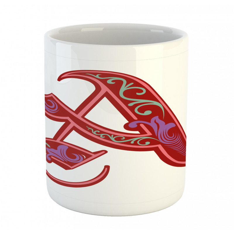 Classic Ornate Initial Mug